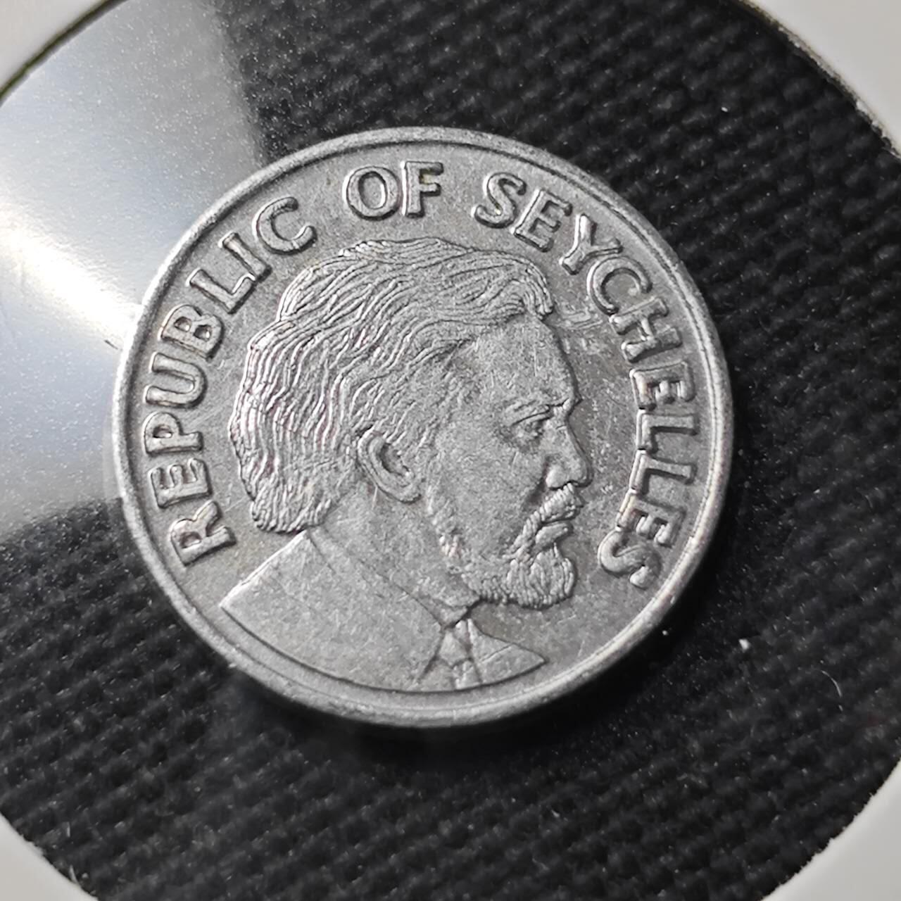 KK钱币收藏小铺 第379期  2月预留时间 周末发货  1976塞舌尔1分