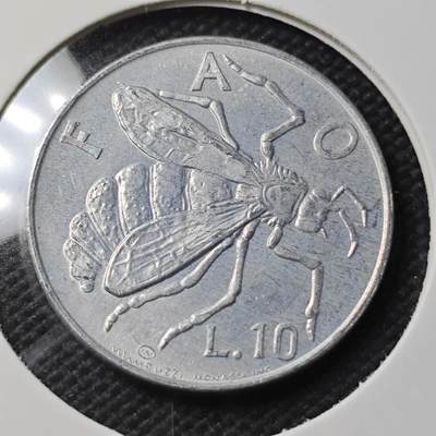 KK钱币收藏小铺 第379期  2月预留时间 周末发货 -  圣马力诺10里拉