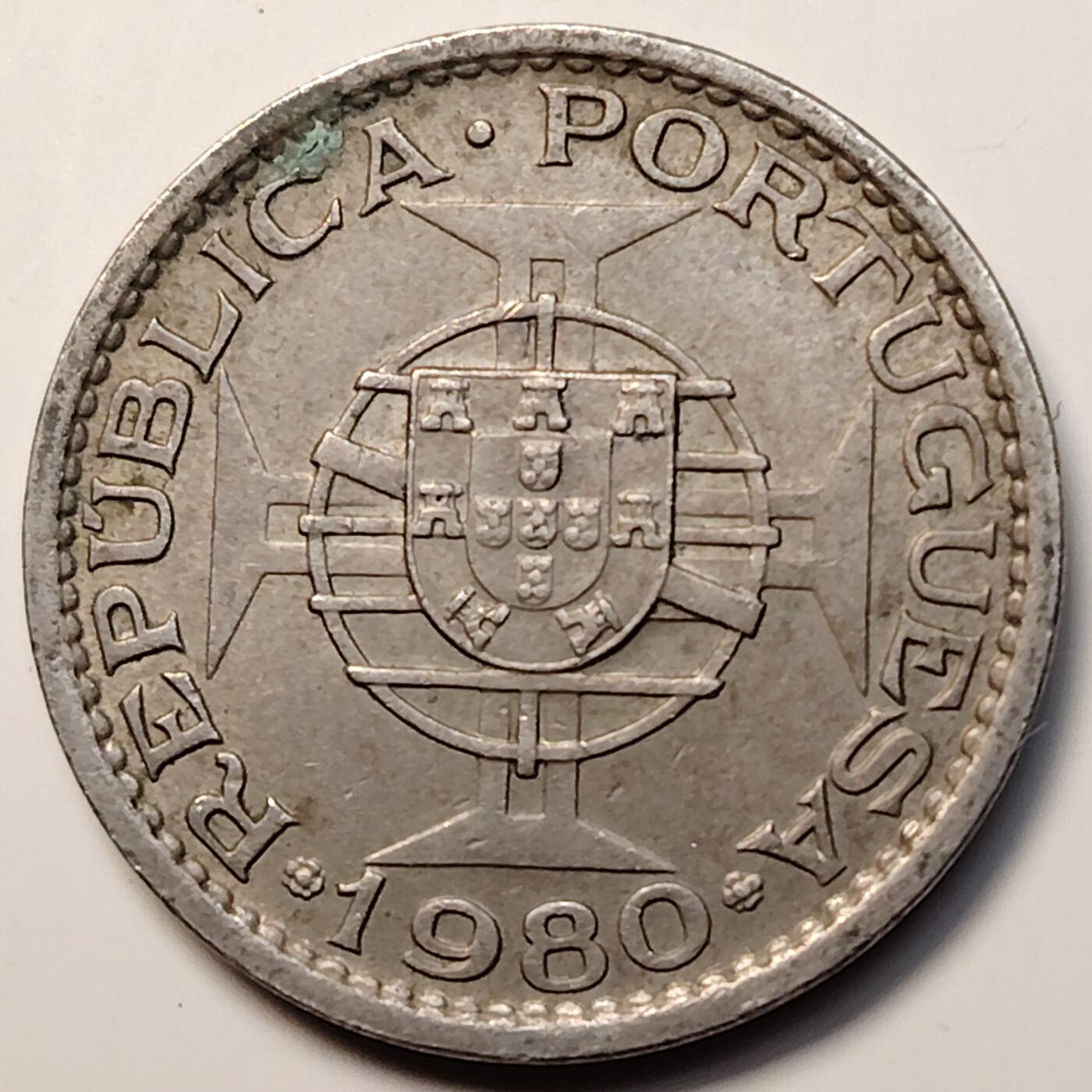 布加迪🐬～世界钱币(上海)🌾第 264 期 /  各国套币和散币 澳门🇲🇴 1980年 1皮阿斯特