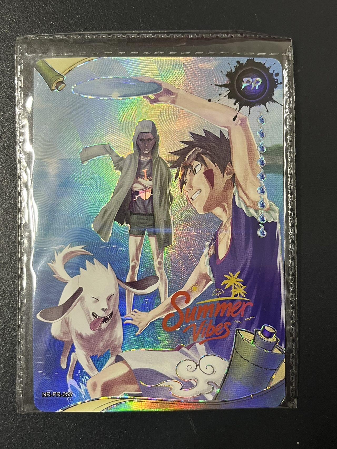 卡牌杂货铺专场拍卖第三场 1月1日周四晚21:00结拍 【原膜】卡游 火影忍者 PR卡 缤纷夏日 男版 NR-PR-055