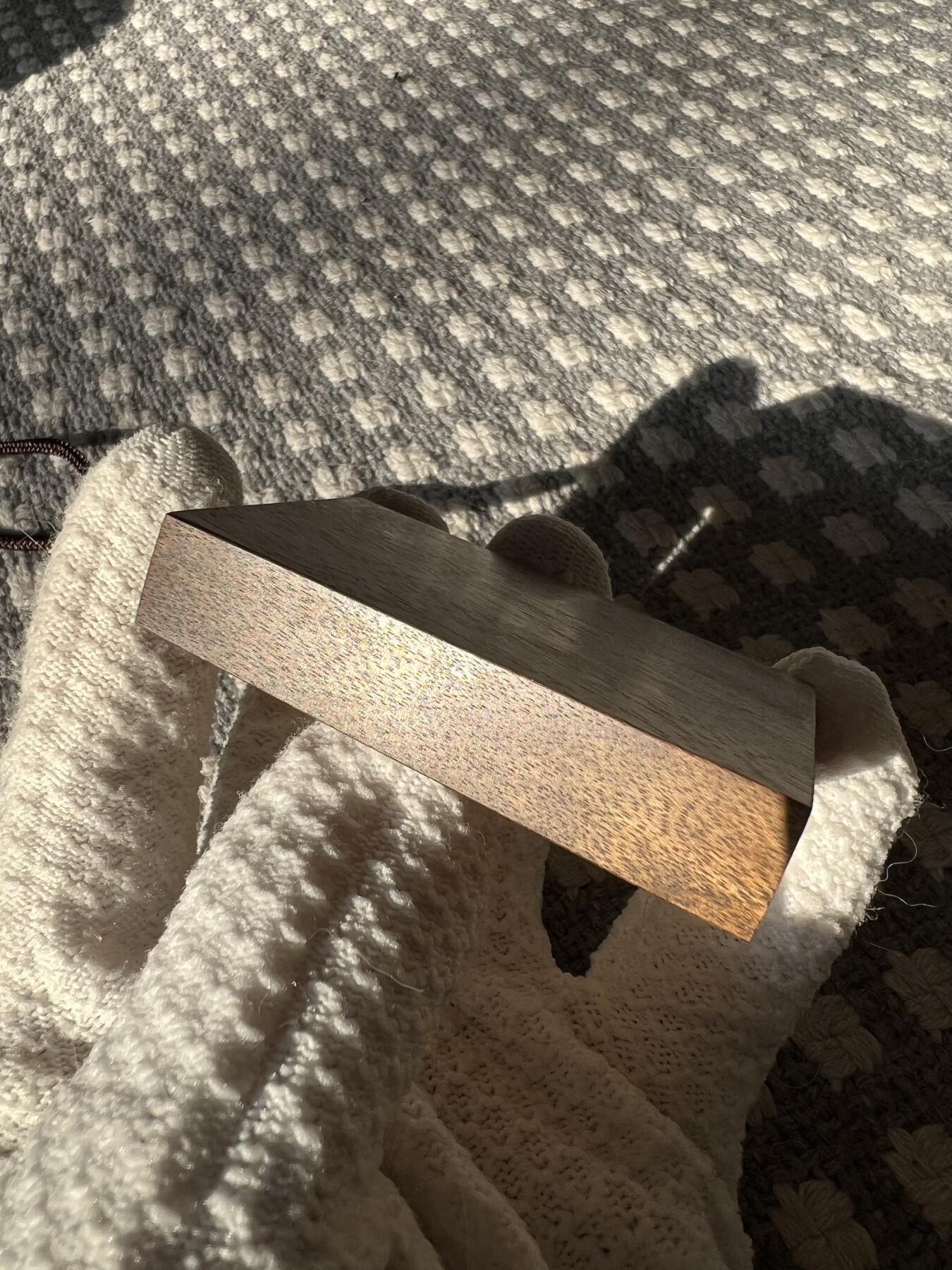 零元拍：NO.6 金丝楠牌子，香喷喷的小金砖，金光闪闪，66/48/13MM