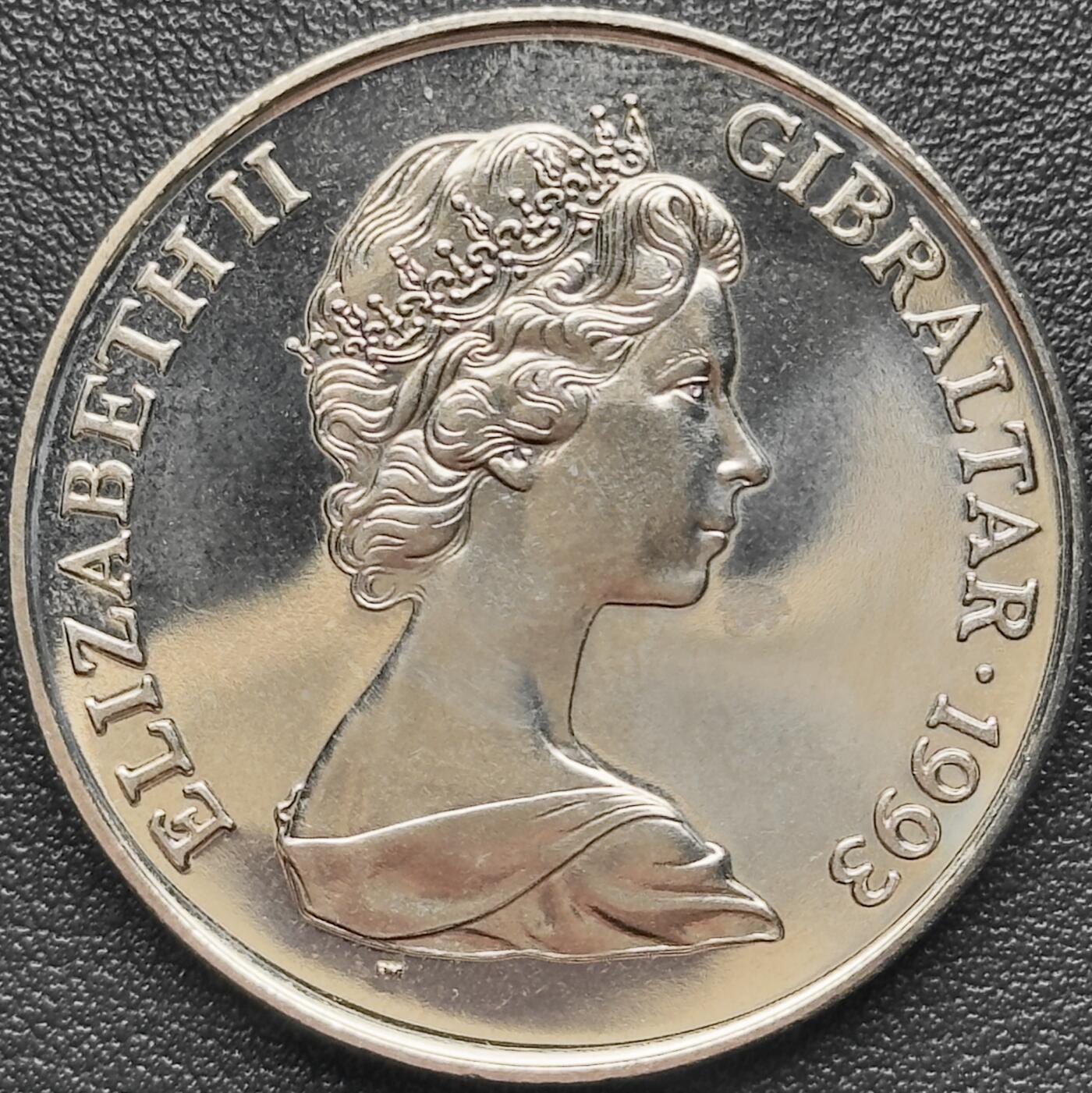 ＜小葵钱铺＞第67期·克朗币·银币场·满200包邮，不寄存·12月15日发货 直布罗陀1993年温莎王朝·乔治六世1克朗纪念币