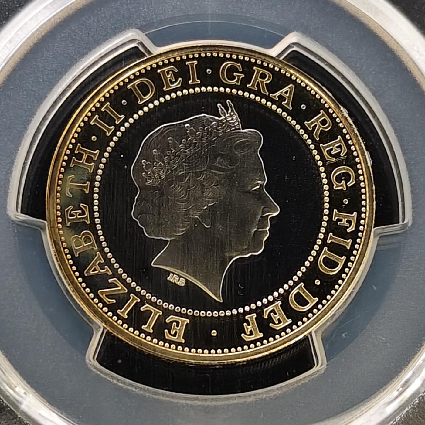 【全场包邮】纯粹捡漏拍487场（免费代拍第24场） 【收藏级】英国2009年2镑机械时代双金属精制币-PCGS PR68 DCAM（更高分仅5枚）