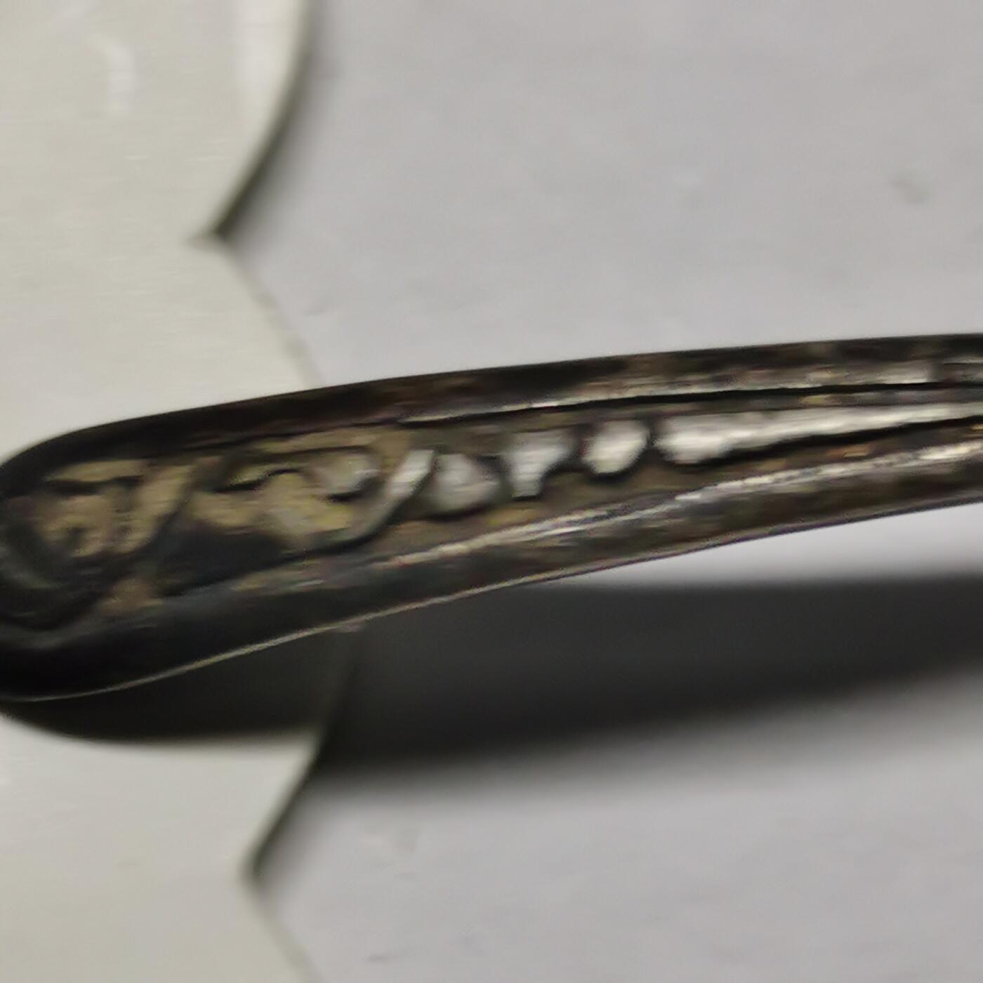 杂件专场88期 清代老银发簪，带款