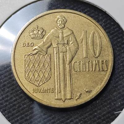 KK钱币收藏小铺 第379期  2月预留时间 周末发货 -  摩纳哥10分