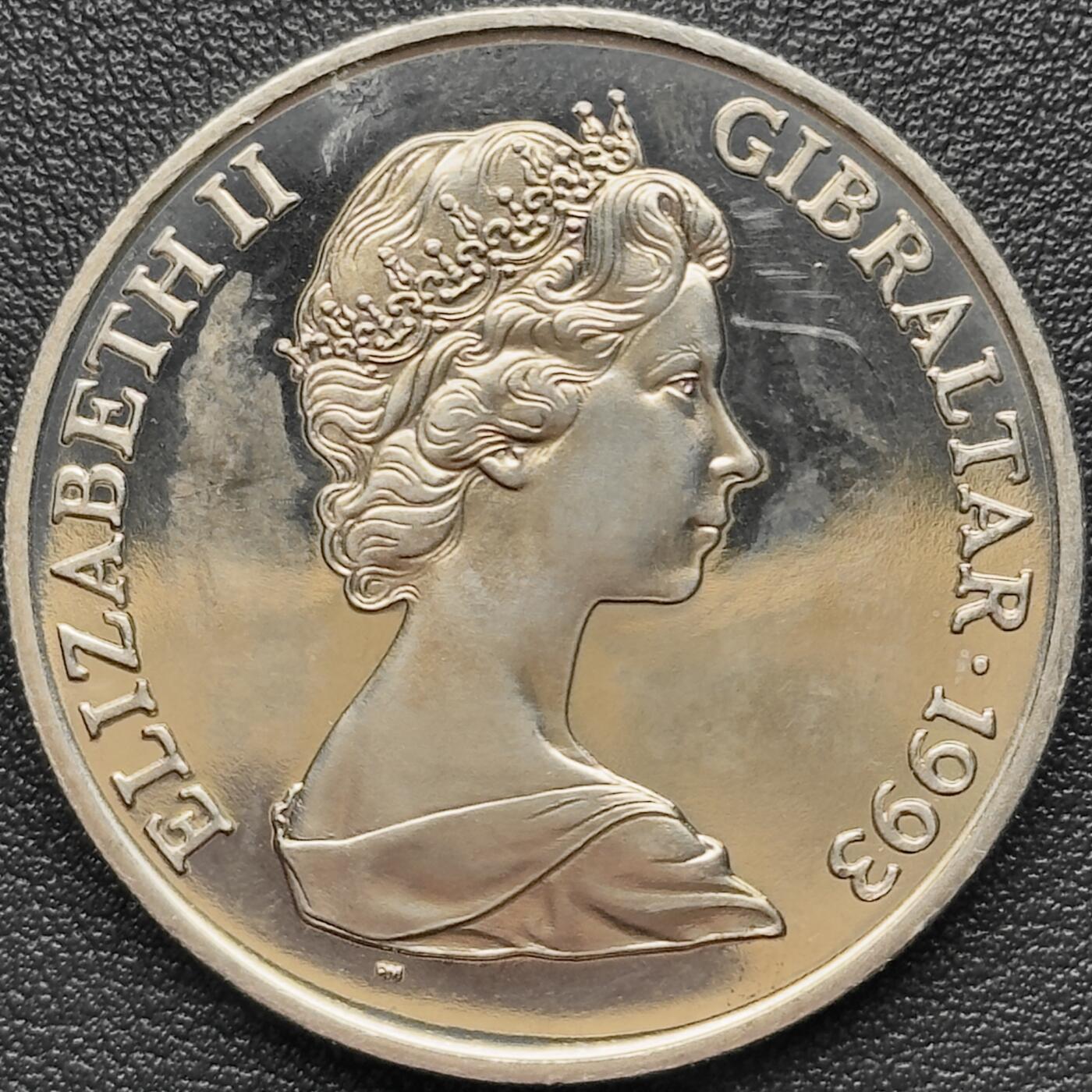 ＜小葵钱铺＞第67期·克朗币·银币场·满200包邮，不寄存·12月15日发货 直布罗陀1993年汉诺威王朝·维多利亚女王1克朗纪念币