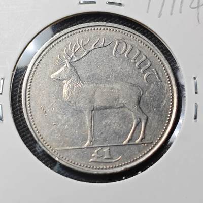 KK钱币收藏小铺 第379期  2月预留时间 周末发货 -  爱尔兰1镑