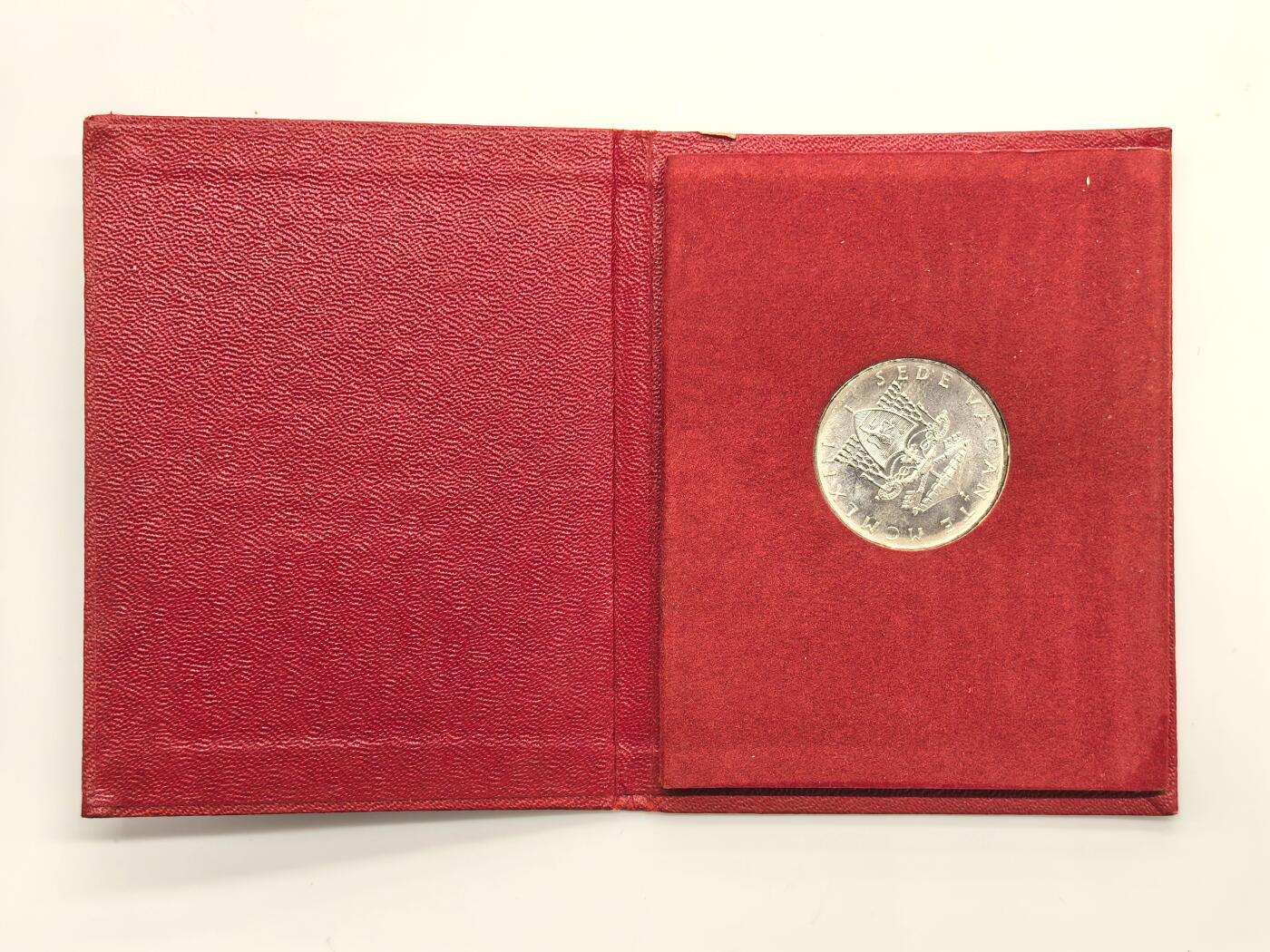 博洋堂世界钱币拍卖第151期（全场包邮） 梵蒂冈教皇缺位500里拉银币，原封装