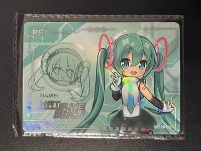 卡牌杂货铺专场拍卖第三场 1月1日周四晚21:00结拍 - 【原膜】卡游 初音未来 PR卡 MIKU QCY-PR-001