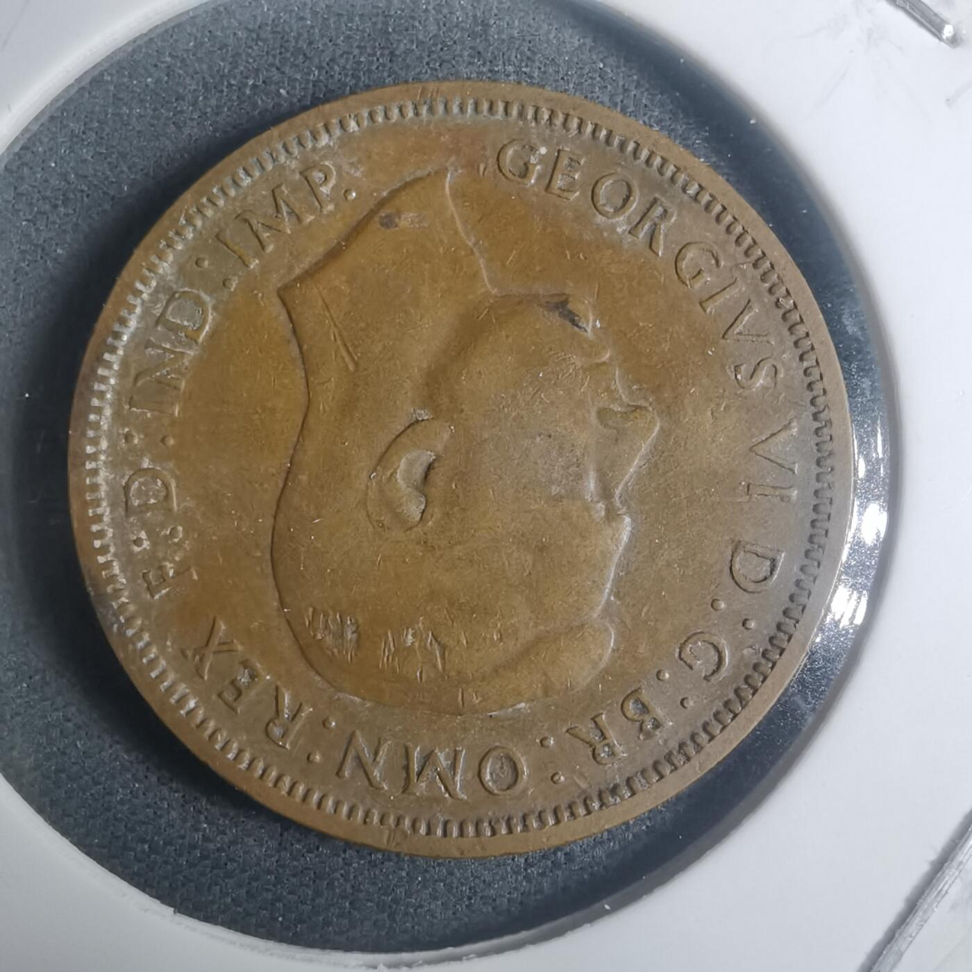 沼泽如烟--第930场 英国1938年半便士