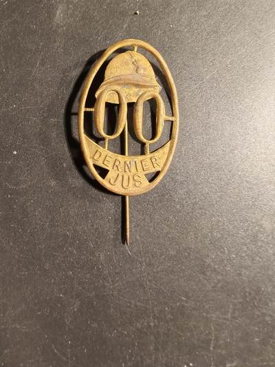 老王徽章第169期 - 法国步兵亚德里安头盔针插