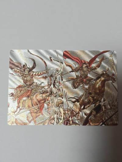 龙虎卡牌六七场 （无佣金，周六结拍，欢迎送拍） - 粗闪2张 超吉梦 七侠五义 张导-平阳公主&秦良玉