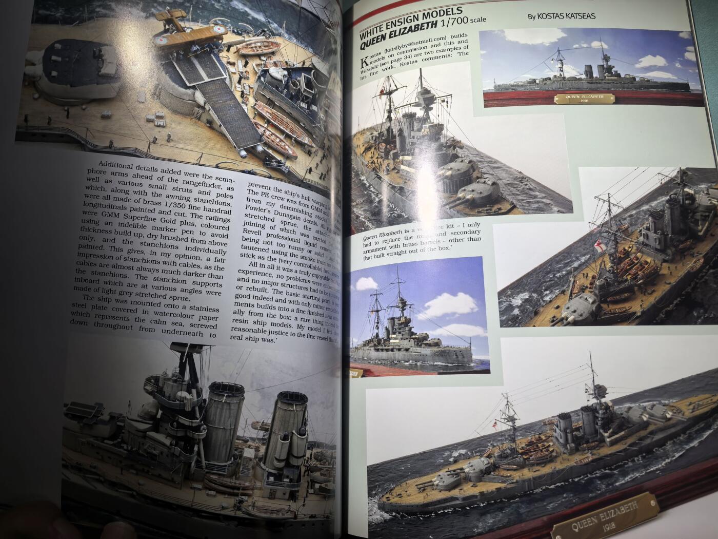 盛世勋华——号角文化勋章邮票专场拍卖第293期 军模型制作指南 ShipCraft系列 伊丽莎白女王级战列舰