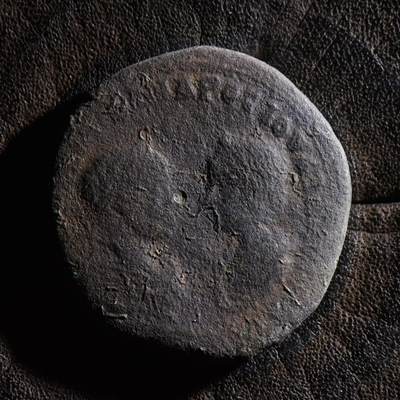 【良泉】【元旦直播场】1月1日晚19.30点开拍！208组西方古代钱币、日本朝鲜花钱 - 【罕见】12.36克，公元222-224年【古罗马·行省】塞维鲁·亚历山大和外祖母玛伊莎（扶持亚历山大替换暴君埃拉后两年，玛伊莎就去世了，该版常见埃拉伽巴路斯版，亚历山大版罕见）莫埃西亚行省，马恰诺波利斯城（Marcianopolis）