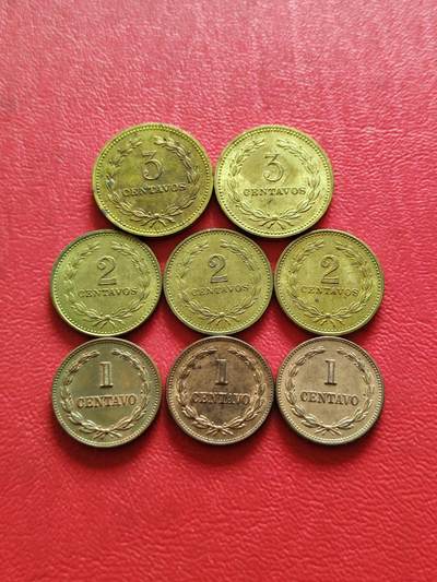 【云涧收藏】第八十三场 - 萨尔瓦多1972/74年8枚