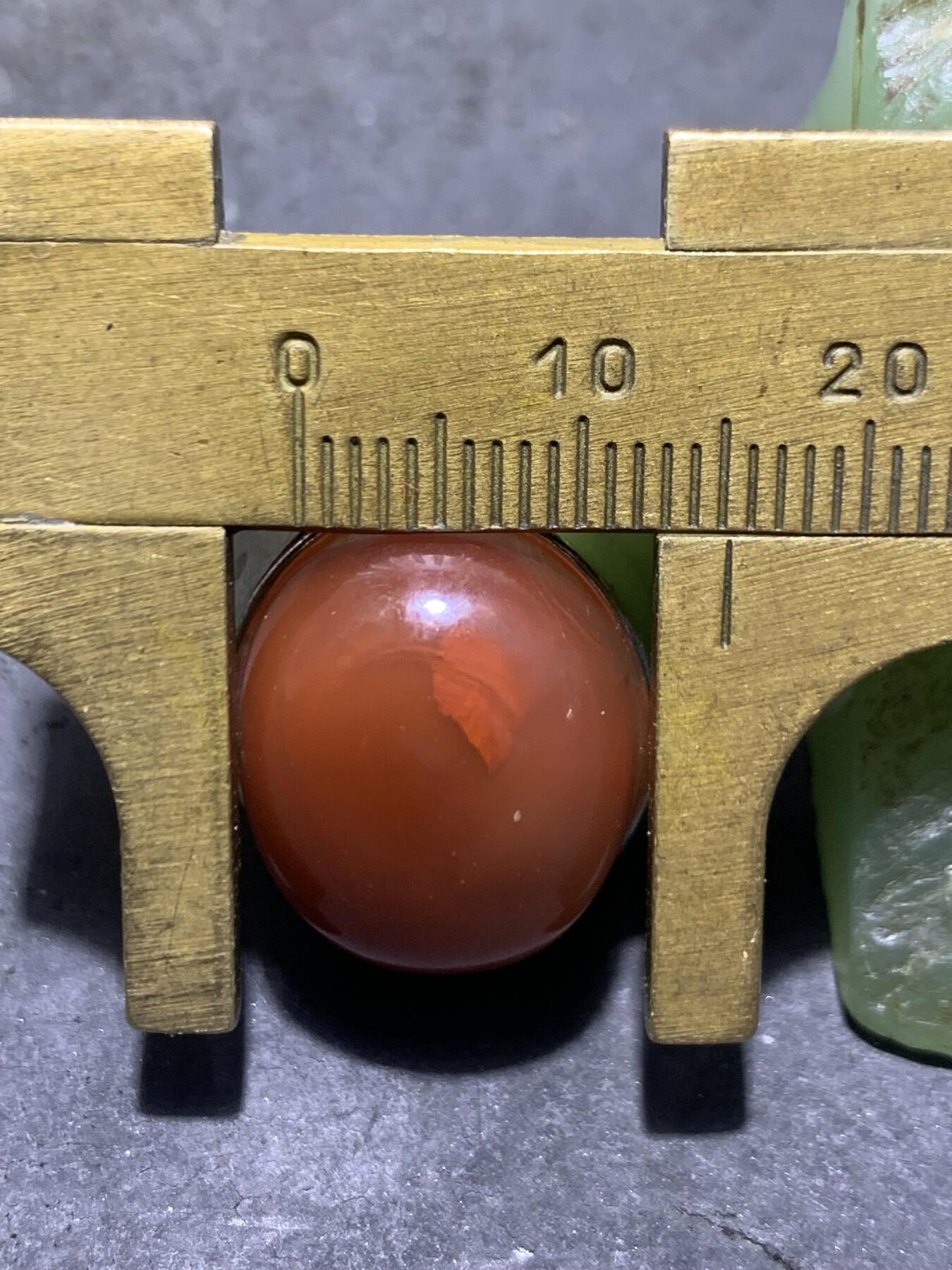 精美柿子红冻料南红玛瑙活口霸气戒指一枚！