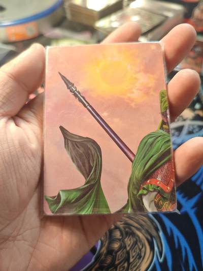 卡牌实验室开始第七次实验 - 【胡子怪兽】【拼图卡】燎原关羽