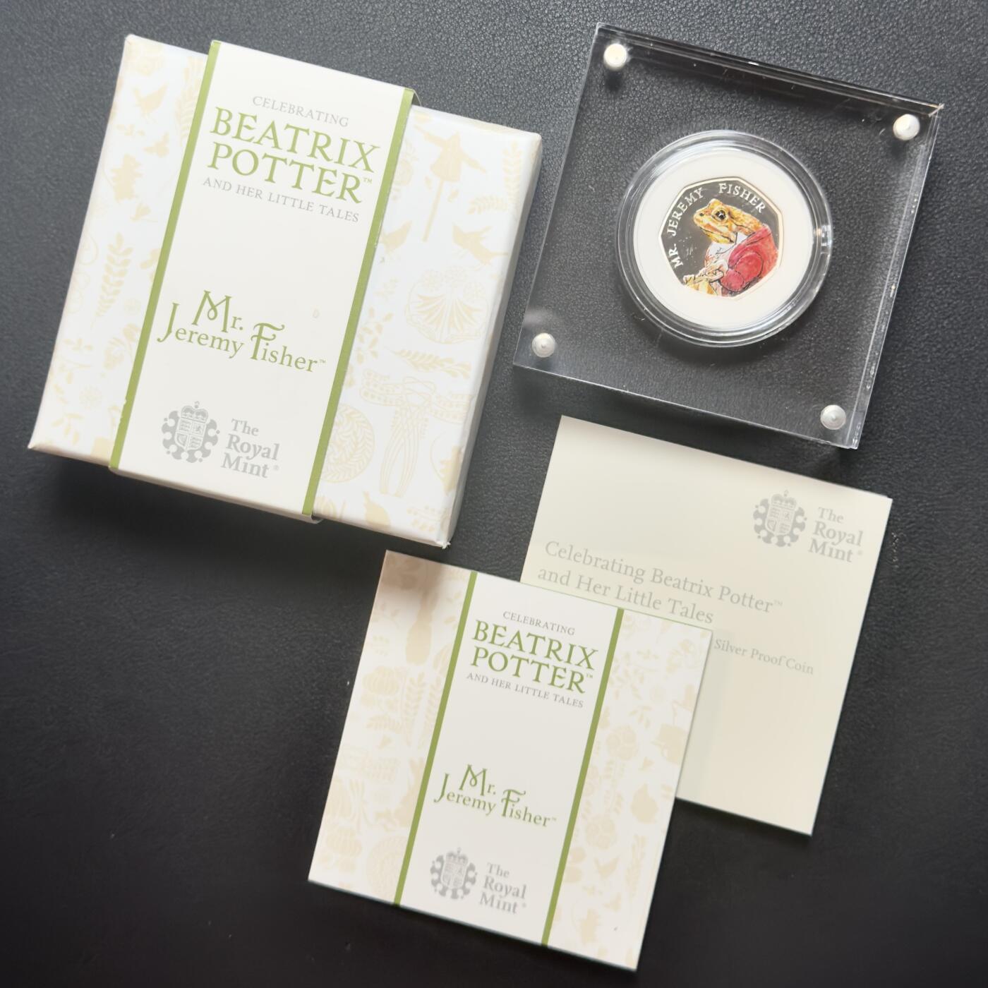 ＜小葵钱铺＞第67期·克朗币·银币场·满200包邮，不寄存·12月15日发货 〈原盒·证书〉英国2017年杰里米·费舍尔先生50便士精制纪念银币