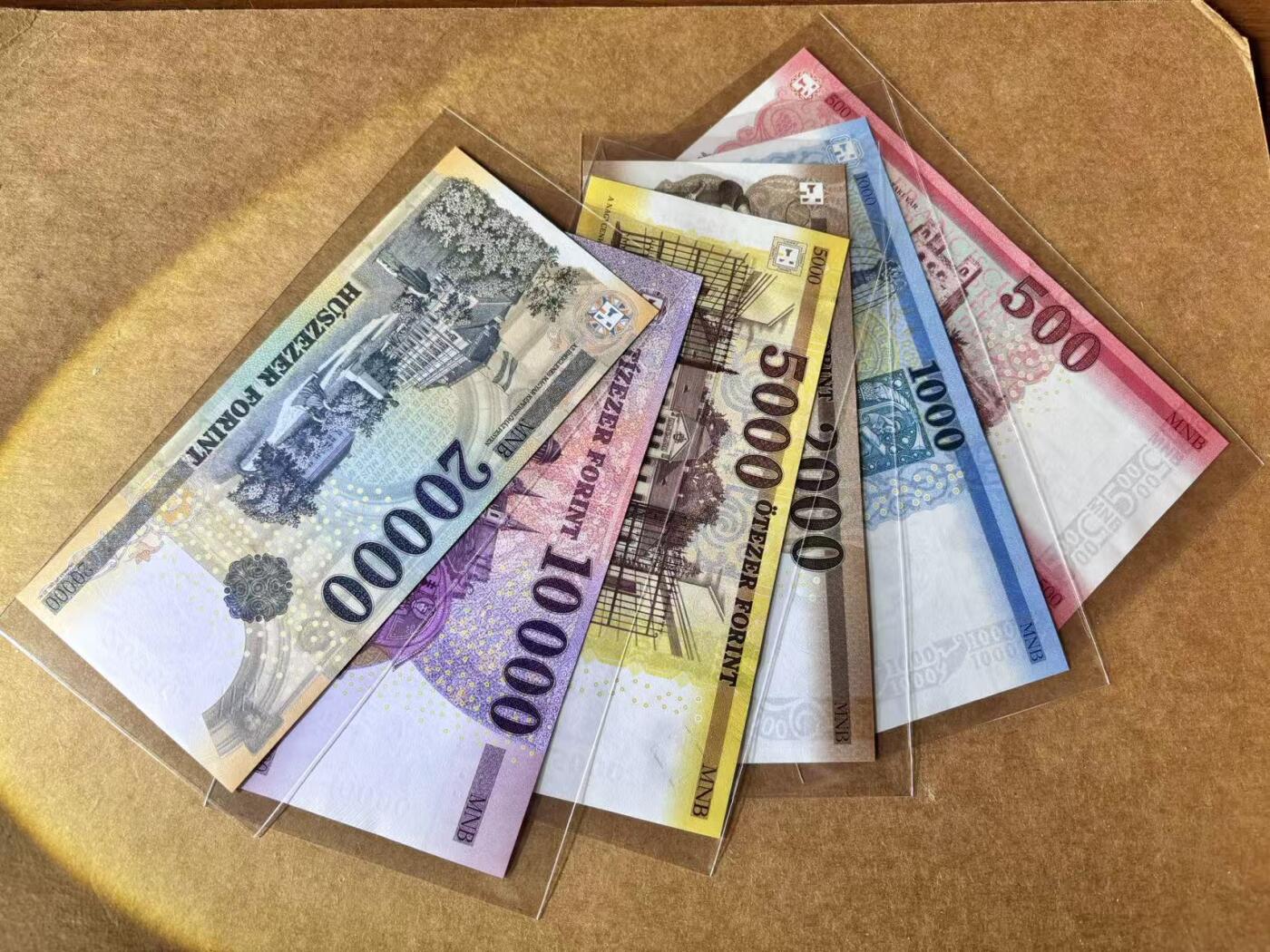 【Blue Auction】世界纸币精拍第762期——18级TOP拍卖/信誉/品质/专业/高效💫 【一组6张含无47】匈牙利2016-2020年500-20000福林 全新UNC