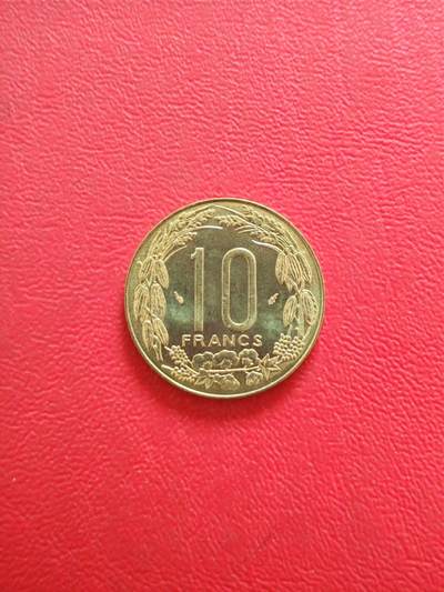 【云涧收藏】第八十三场 - 中非1983年10法朗，BU