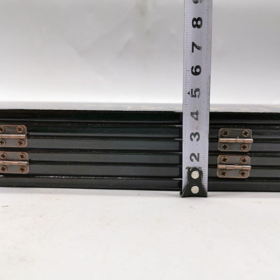 听雨轩（39） 八仙过海 仿古漆器小屏风