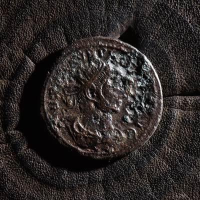 【良泉】【元旦直播场】1月1日晚19.30点开拍！208组西方古代钱币、日本朝鲜花钱 - 公元280年【古罗马】普罗布斯“XXI”洗银币，4.12克