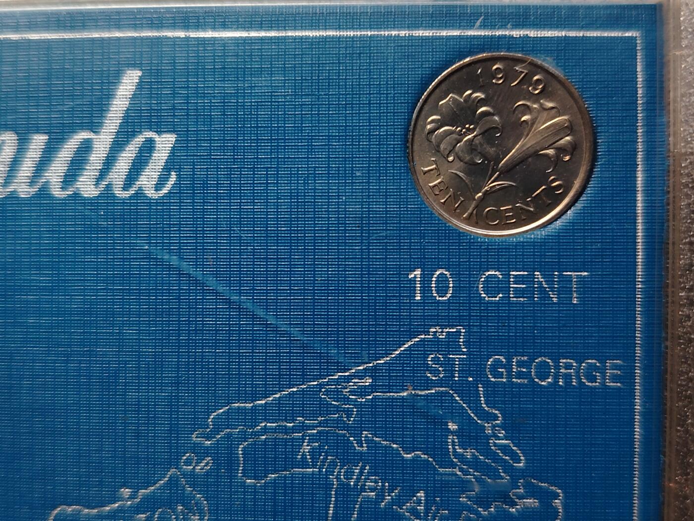 布加迪🐬～世界钱币(上海)🌾第 264 期 /  各国套币和散币 百慕大🇧🇲 1970～1981年 5枚盒装币