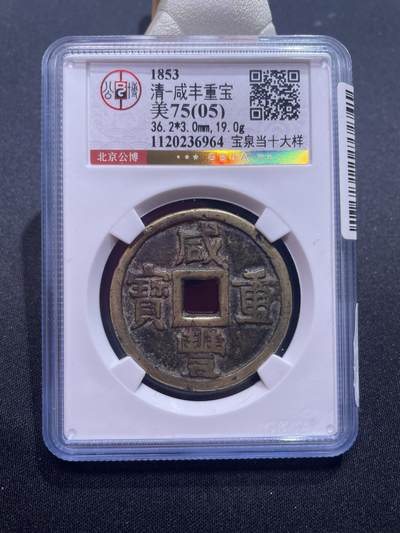 捡漏专场 - 清-咸丰重宝当十大样