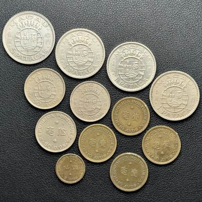 ＜小葵钱铺＞第67期·克朗币·银币场·满200包邮，不寄存·12月15日发货 - 澳门散年份大全套（含5元银币）