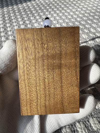 零元拍：NO.2 金丝楠牌子，香喷喷的小金砖，金光闪闪，70/48.5/14MM - 零元拍：NO.2 金丝楠牌子，香喷喷的小金砖，金光闪闪，70/48.5/14MM