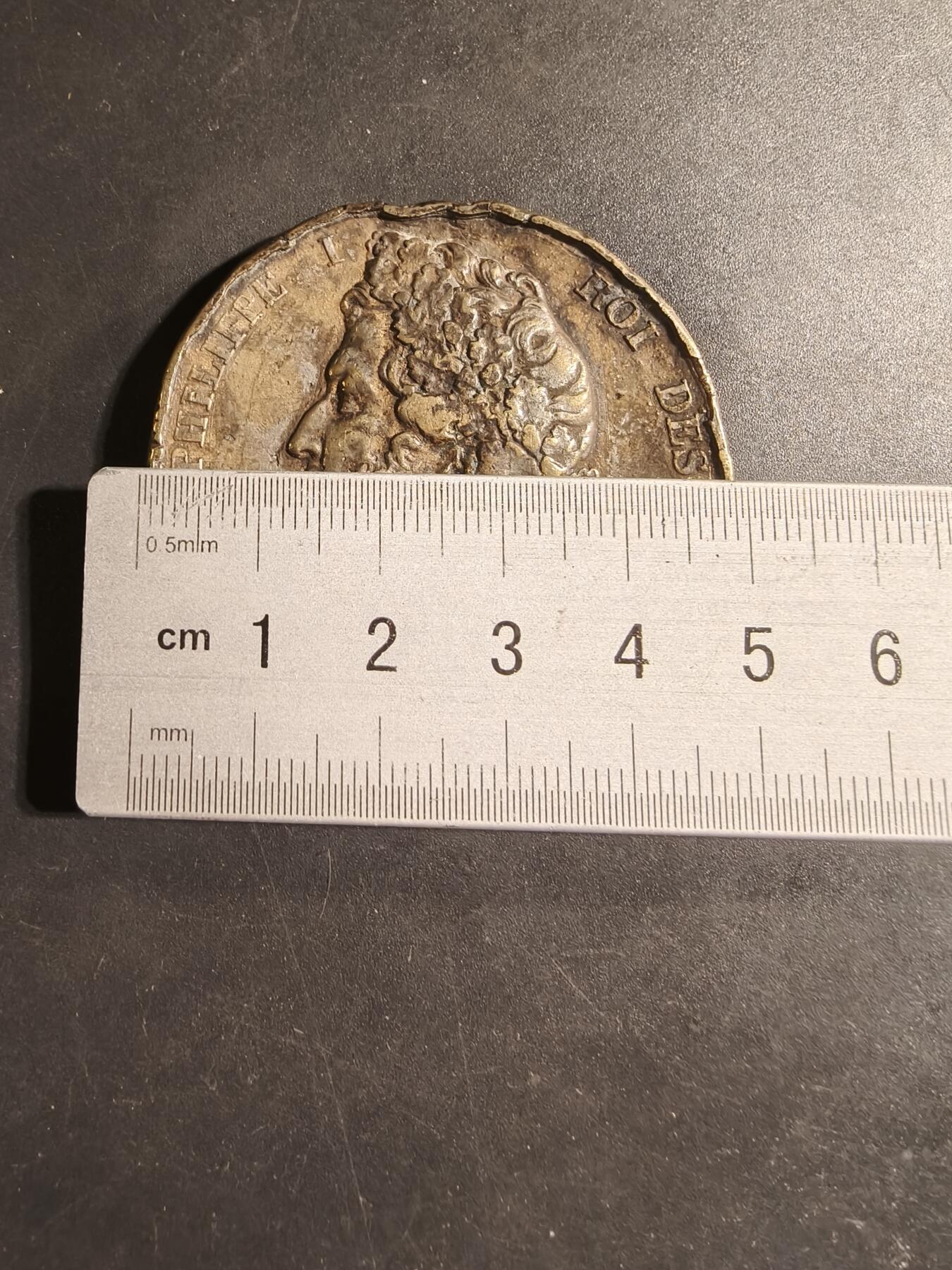 老王徽章第169期 法国路易菲利普一世大铜章     直径50mm.    重量55.4g