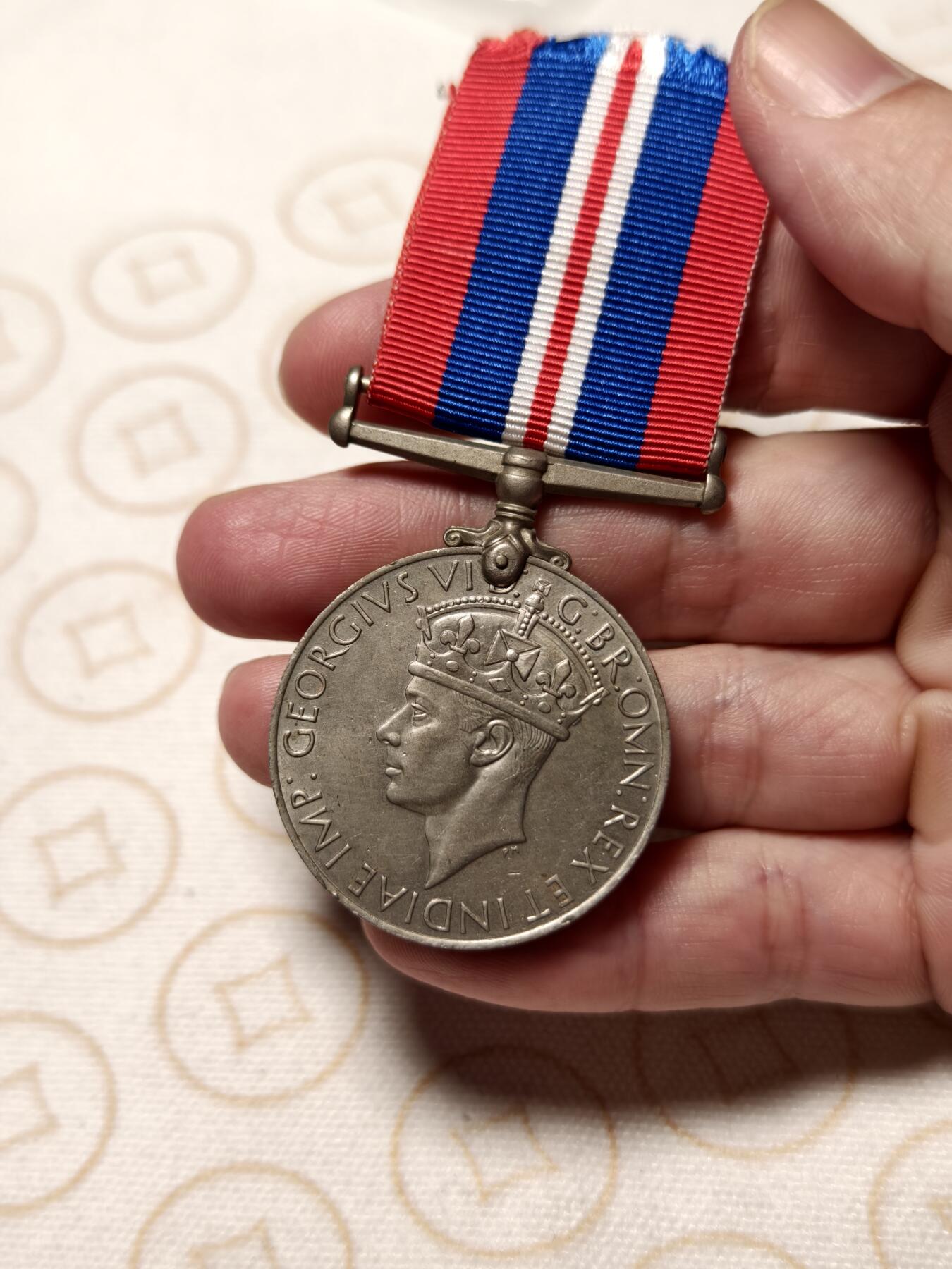 抚柳草堂-首期章牌钱币 限时免佣 满百包邮 放漏专场 英国二战奖章 美品