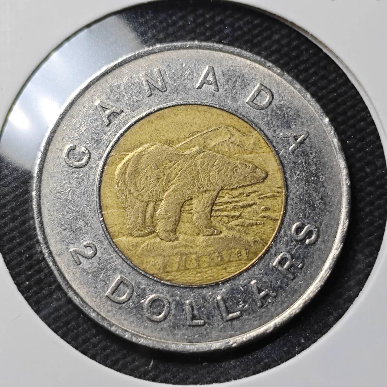 KK钱币收藏小铺 第379期  2月预留时间 周末发货  加拿大2元