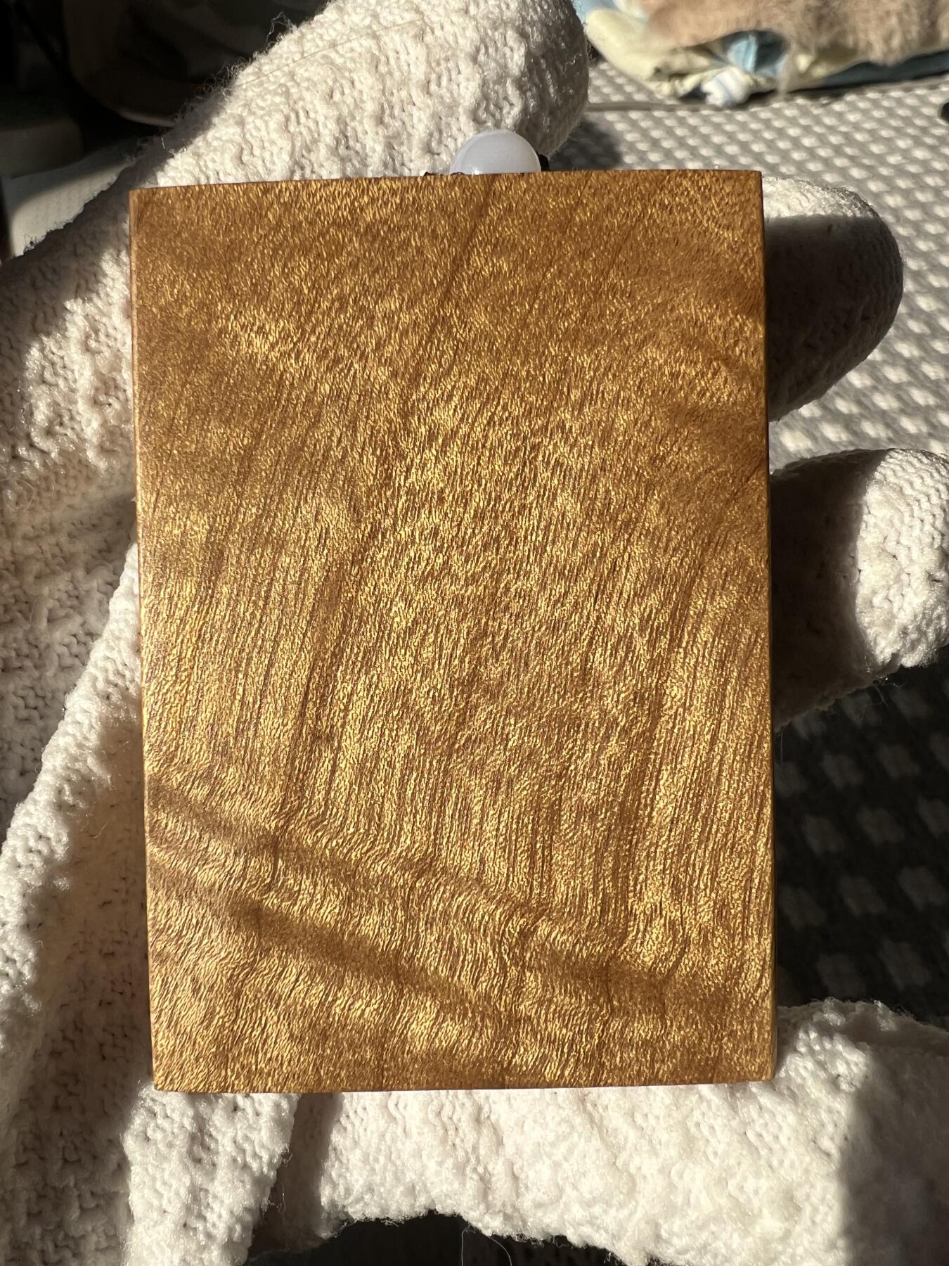 零元拍：NO.1 金丝楠牌子，香喷喷的小金砖，金光闪闪，68.5/47.5/14MM