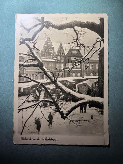盛世勋华——号角文化勋章邮票专场拍卖第293期 - 德国（1939）1940年实寄明信片 帕勒贝格的圣诞市场