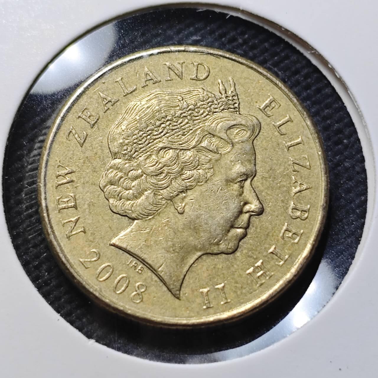 KK钱币收藏小铺 第379期  2月预留时间 周末发货  新西兰1元