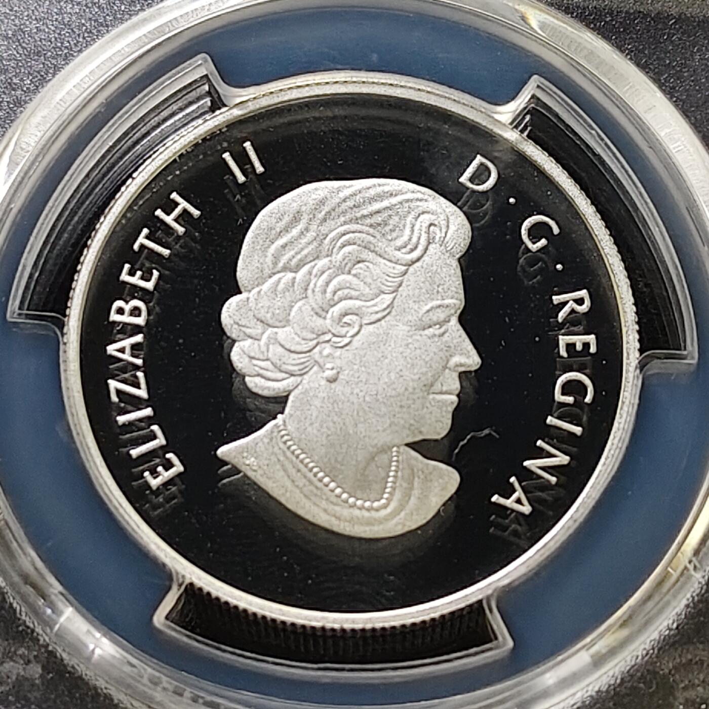 【全场包邮】纯粹捡漏拍487场（免费代拍第24场） 【收藏级·冠军分】加拿大2015年10元女足世界杯射门精制纪念银币-PCGS PR69 DCAM