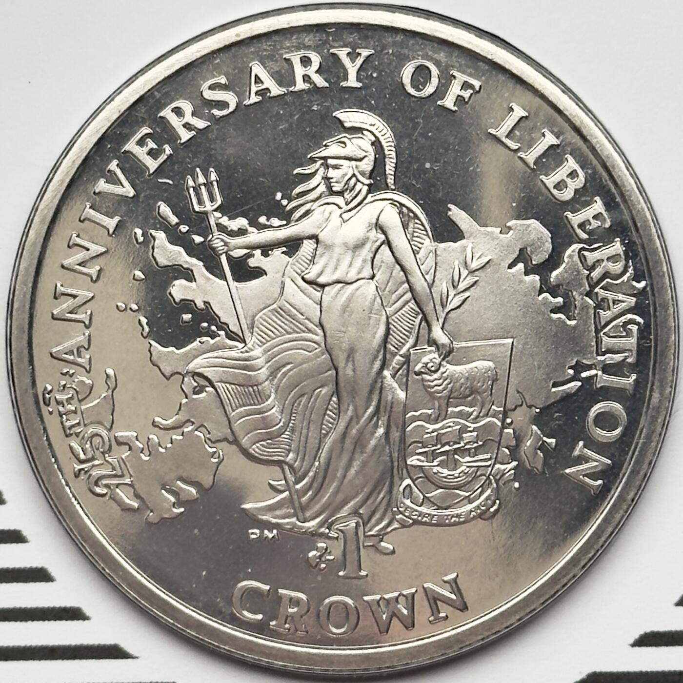 ＜小葵钱铺＞第67期·克朗币·银币场·满200包邮，不寄存·12月15日发货 〈邮币封〉福克兰群岛2007年群岛解放25周年1克朗纪念币