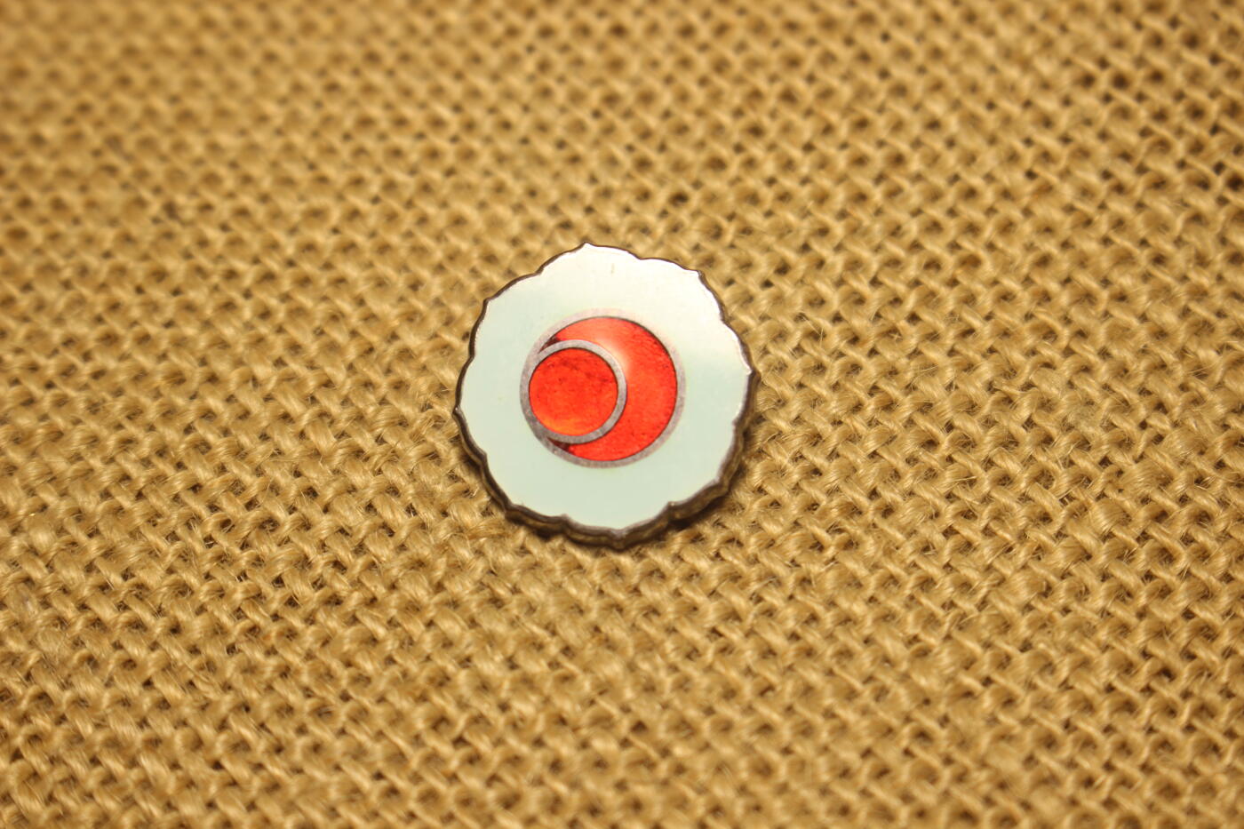 靖国神社奉赞章，银质珐琅，库存品相