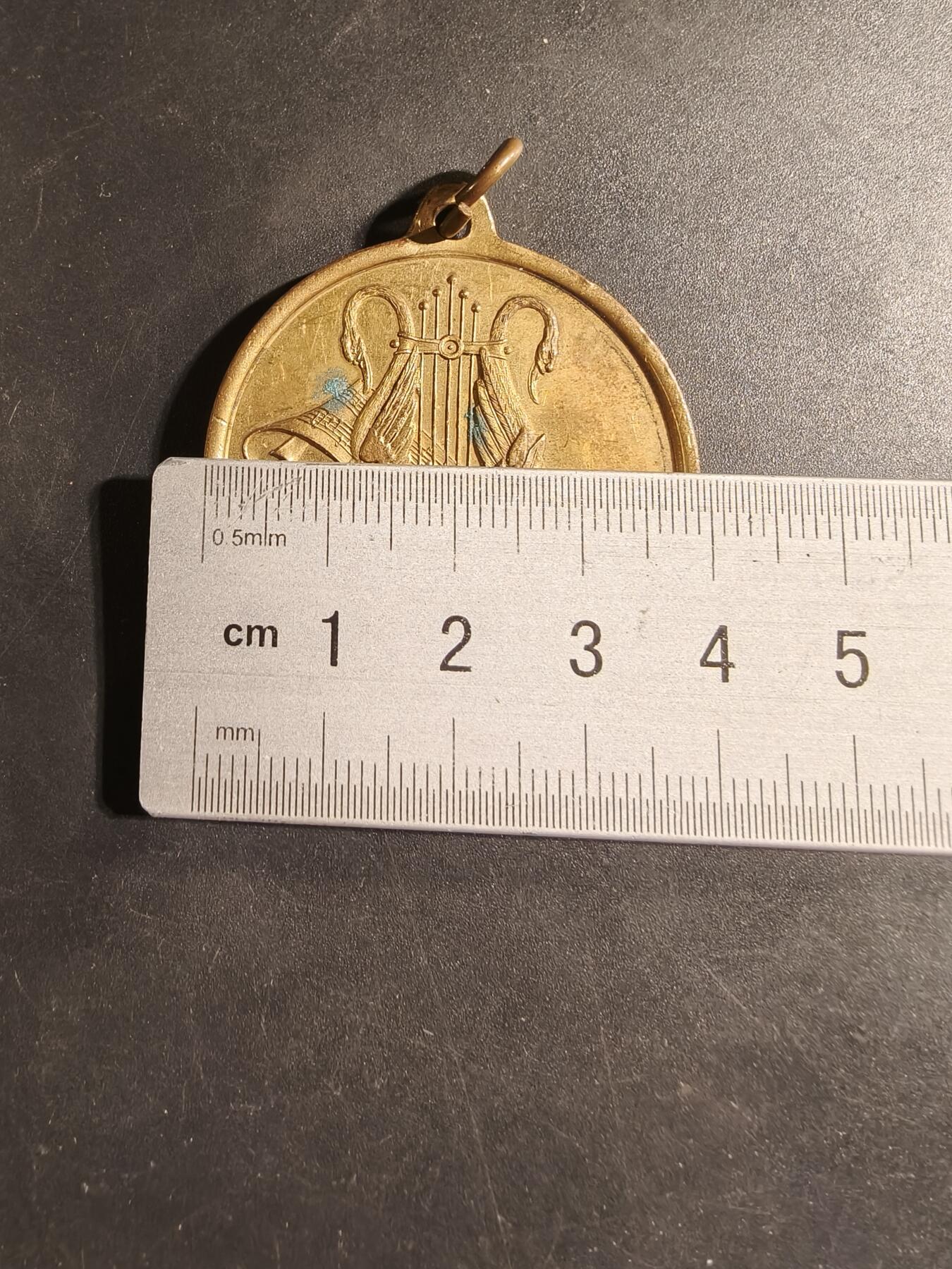 老王徽章第169期 德国圣安东尼乌斯歌唱协会成立50周年庆典铜章    直径40mm.    重量27.9g