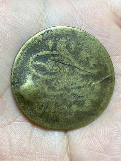 2025年第一百三十六场(总第一百六十二场）外国好品纸夹散币场(免佣金) - 奥斯曼帝国1774单年份1库鲁什大币(伊斯兰历1187//1，阿卜杜勒·哈米德一世时期，Billon银合金，37mm，磨损减重16.7克)