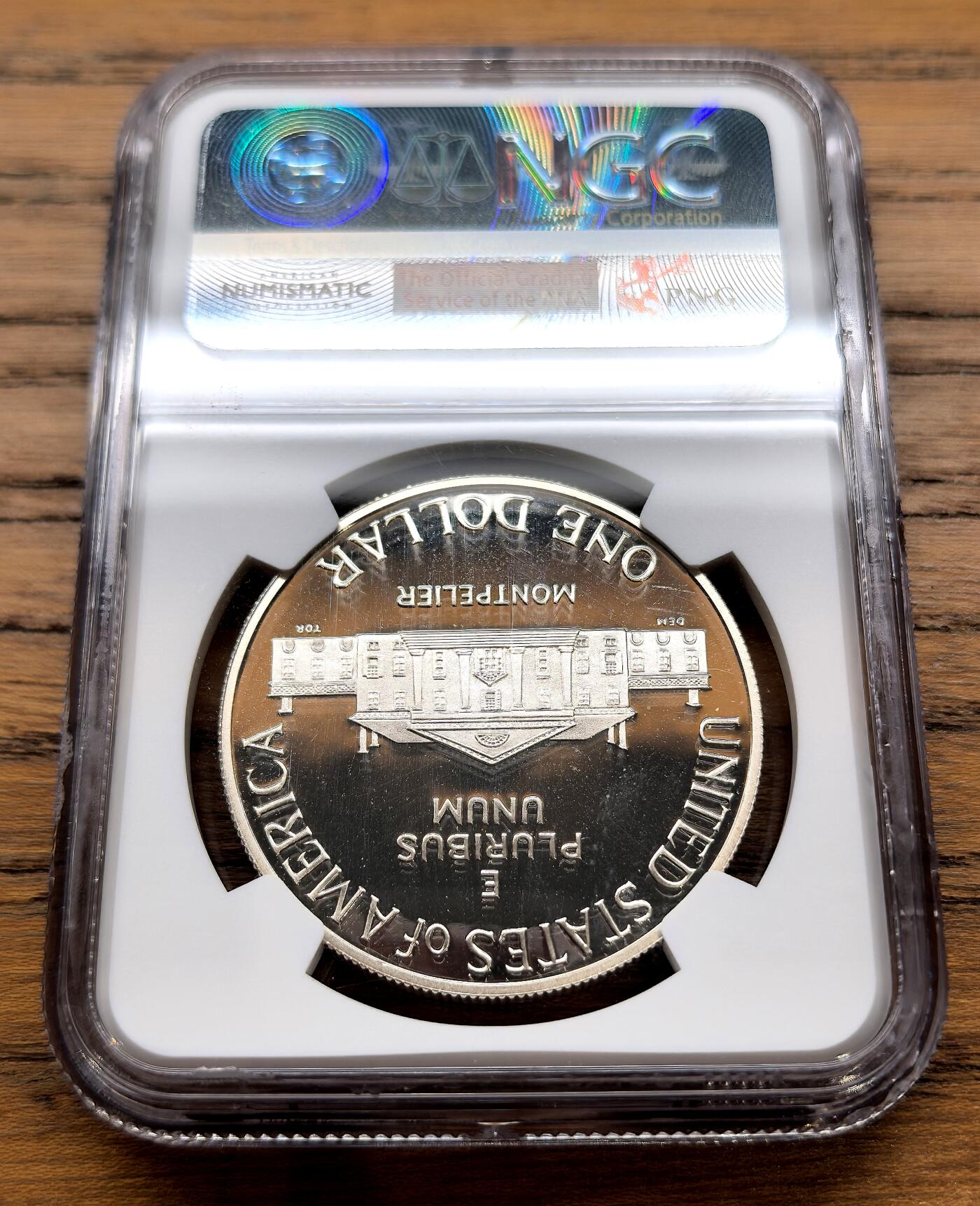 凡希社世界钱币微拍月度大拍（2025/12） 1993美国詹姆斯·麦迪逊Dol纪念大银NGC-PF69UC