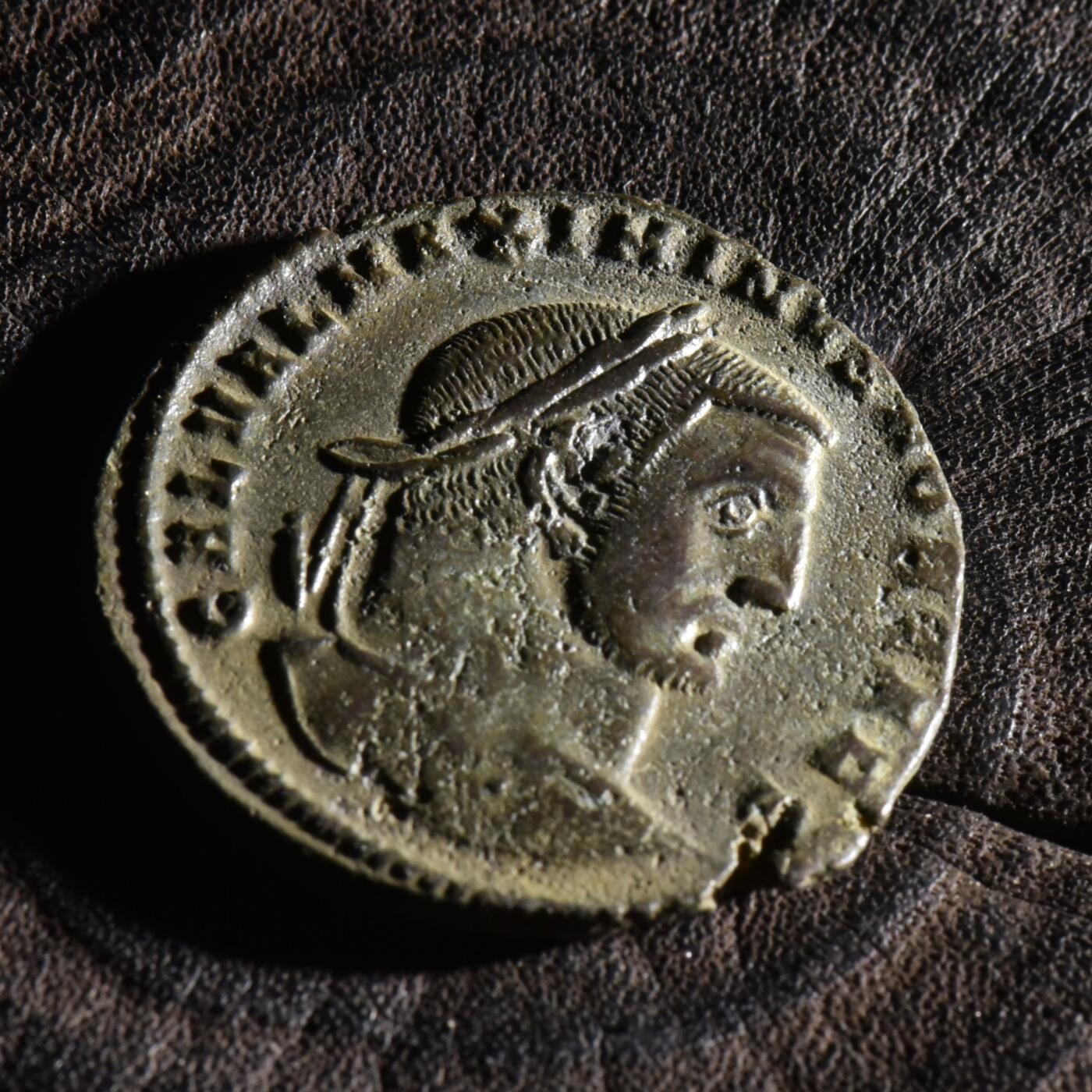 【良泉】【元旦直播场】1月1日晚19.30点开拍！208组西方古代钱币、日本朝鲜花钱 【极美品】公元309-313年【古罗马】马克西米努斯二世（代亚）富力大铜币“ GENIO POPVLI ROMANI”（致罗马人民的守护神）尼科墨底亚造币厂，大铜币，9.26克