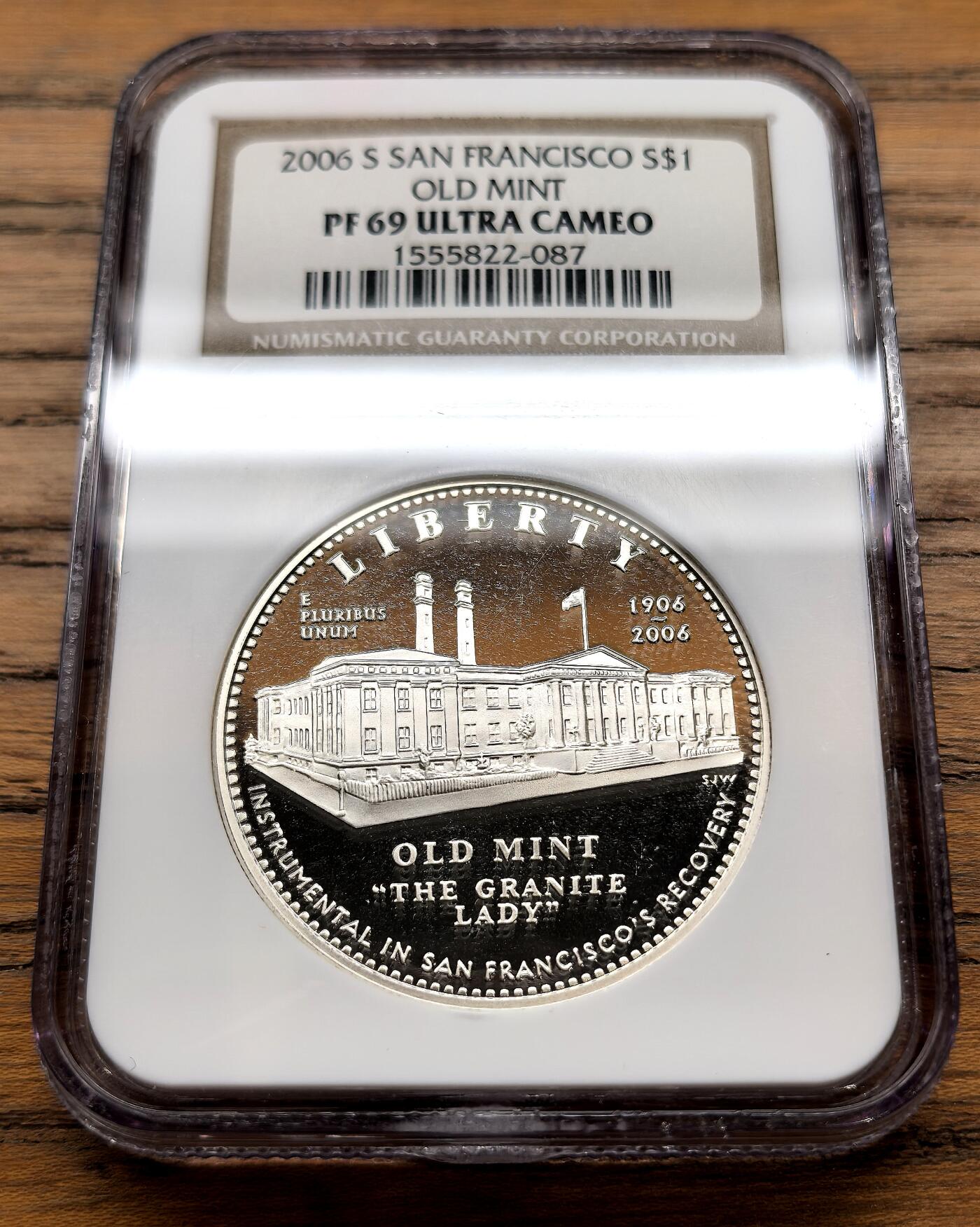 凡希社世界钱币微拍月度大拍（2025/12） 2006美国旧金山造币厂Dol纪念大银精铸NGC-PF69UC