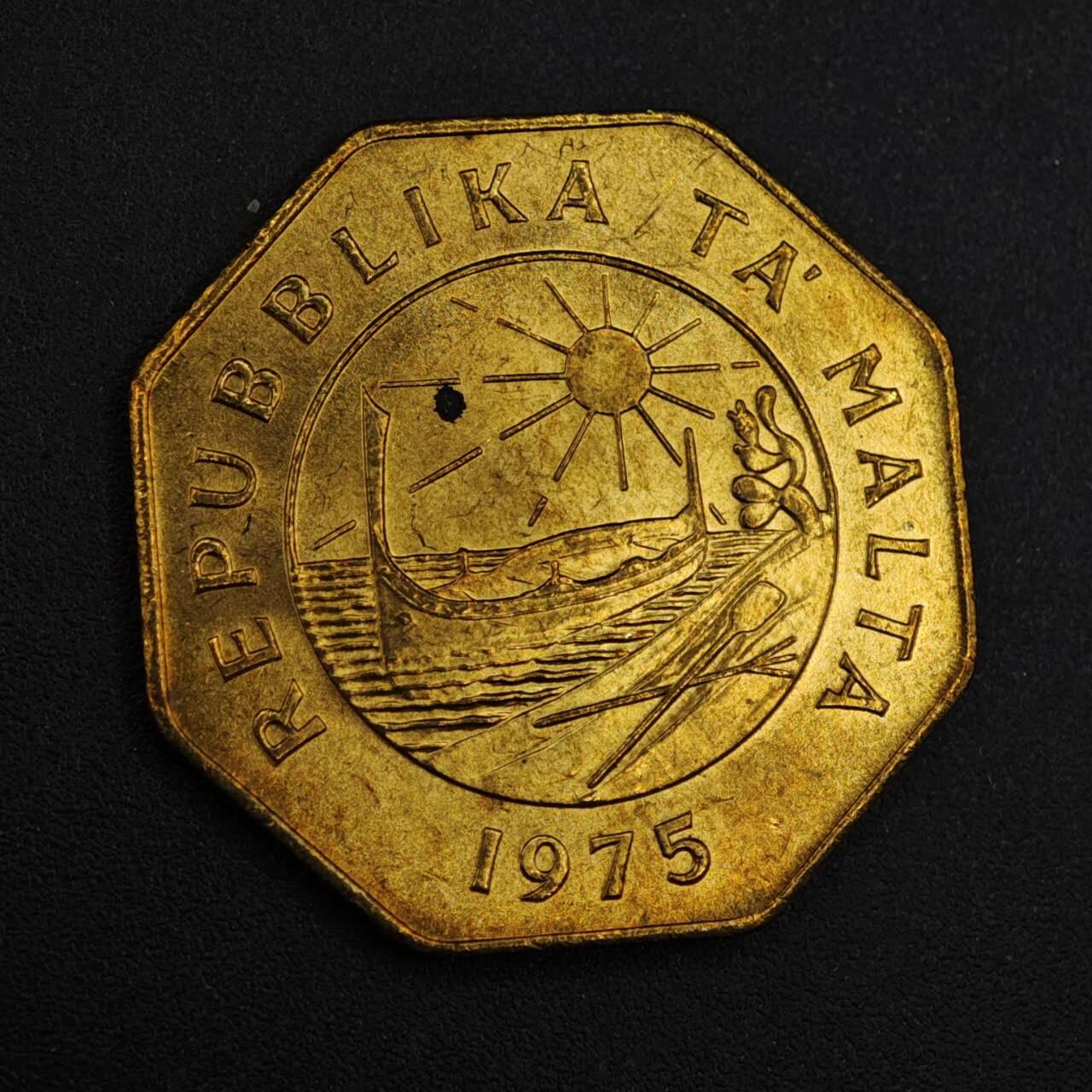 【淘币小摊】实时拍第八百二十六拍   散币场   满百包邮可预留二周 每周一统一发货   马耳他1975年25分铜币