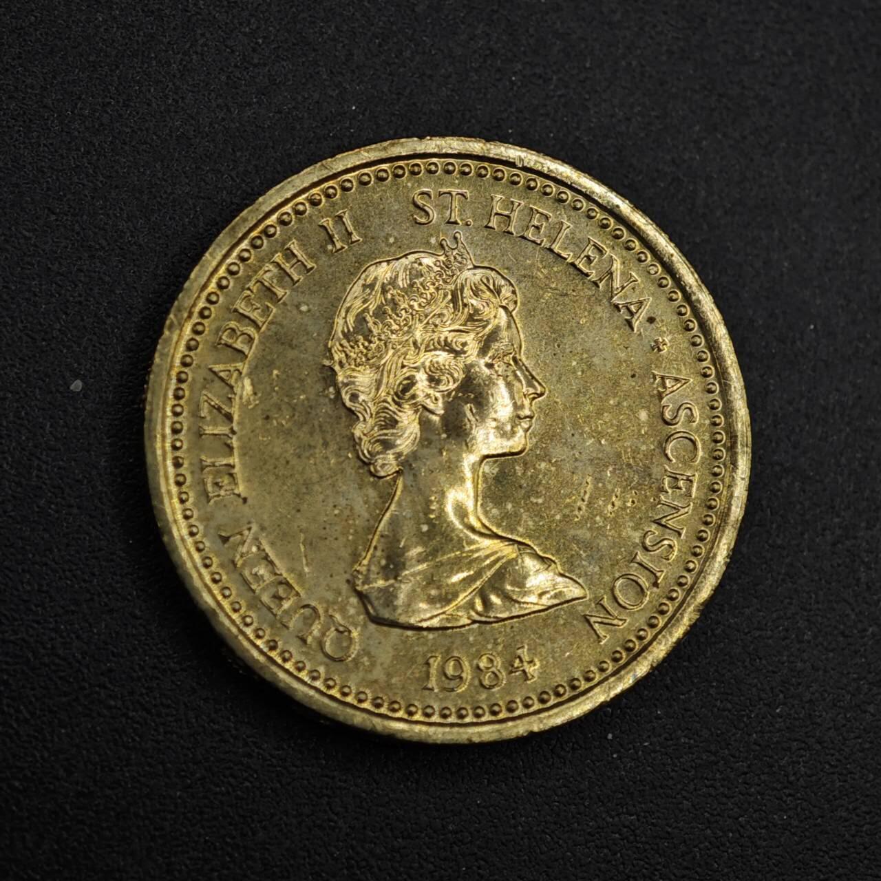 【淘币小摊】实时拍第八百二十六拍   散币场   满百包邮可预留二周 每周一统一发货   圣赫勒拿1984年燕鸥1镑铜币