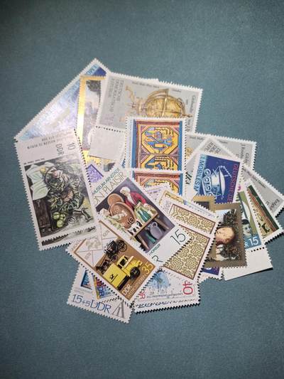 盛世勋华——号角文化勋章邮票专场拍卖第293期 - 东德邮政1970年代发行 新票 超过20枚