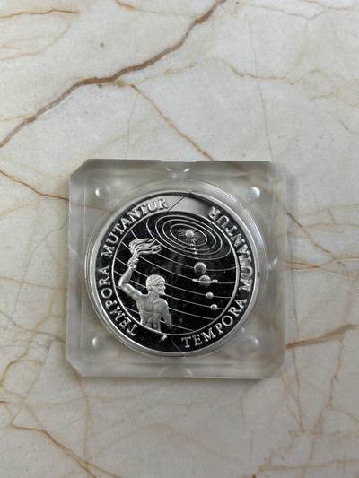 第185期拍卖 - 基里巴斯和萨摩亚1997-2000年千禧年分割纪念银币，925银，1盎司