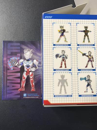 卡牌杂货铺专场拍卖第三场 1月1日周四晚21:00结拍 - 【积木人】卡游荣耀积木人 泽塔奥特曼 阿尔法装甲 只拆盒未拆袋拼装