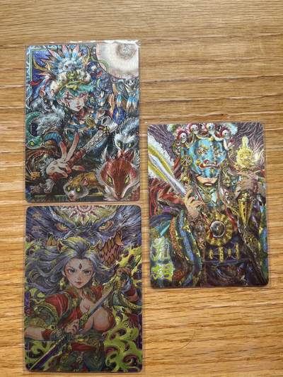 欢迎送拍、零成本上架，释放现金流，合理分配上拍卡品 - 【裸卡】李尊奇 3张 卡萃&风调雨顺